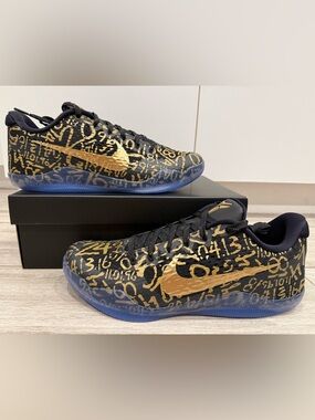 2026 Nike Kobe 11 Protro Low Mamba Day IU4902-900 Multi-Color Black Gold Sz 12